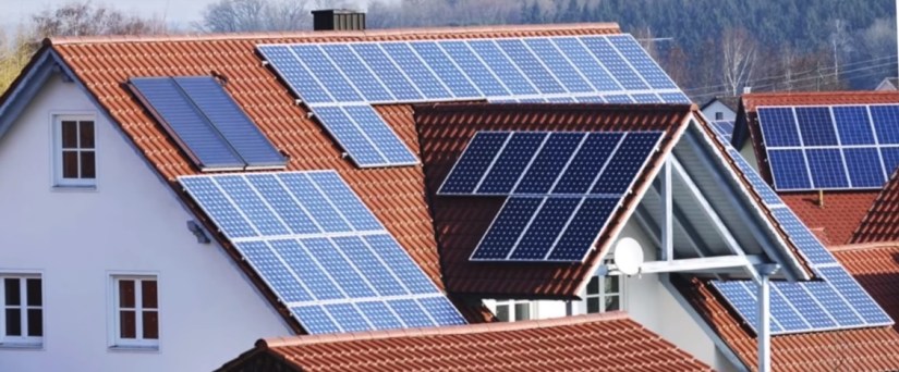 panels angelled for sun rise and sun set